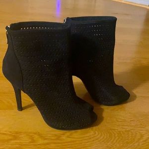 Chinese laundry peep toe booties